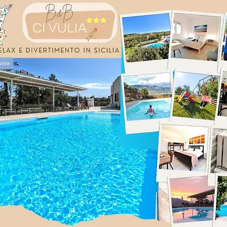 Ci Vulia - Sicilia Sea, Pool, Bbq, Tv, Wi-fi Panzió